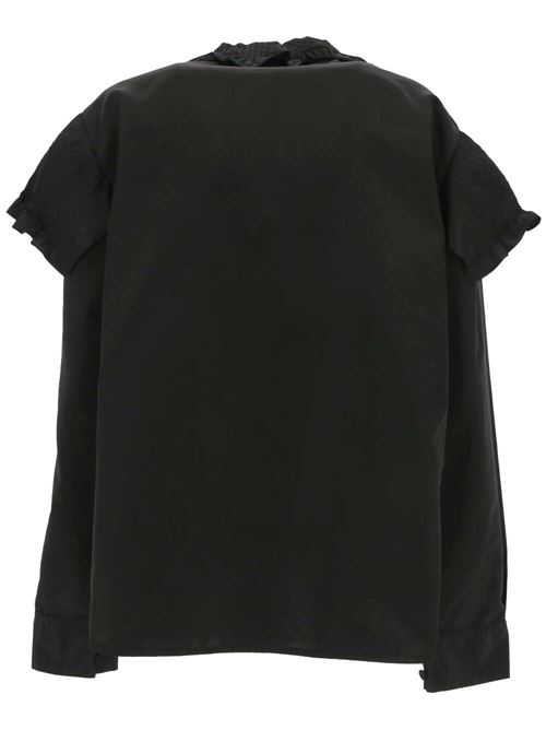 Black high-shine shirt Jil Sander | J02DL0172J70154001